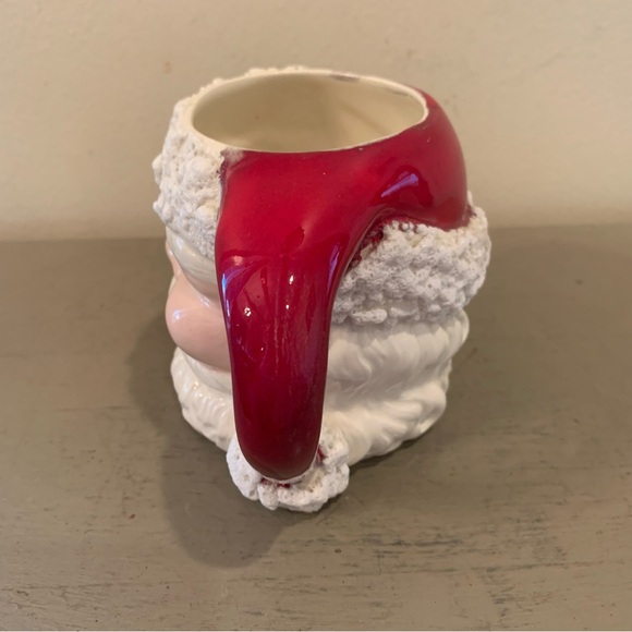 VTG 1965 Ceramic Santa Claus Face Christmas Mug - Picture 2 of 7